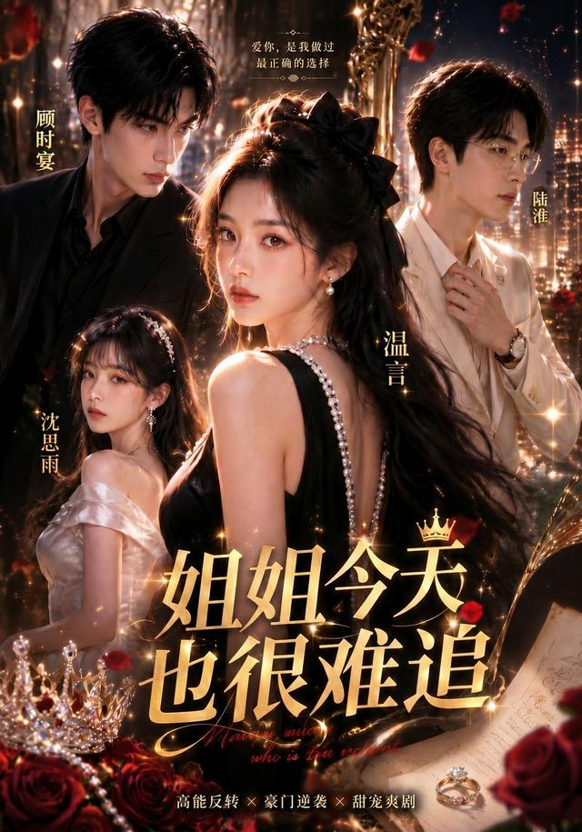 姐姐今天也很难追海报
