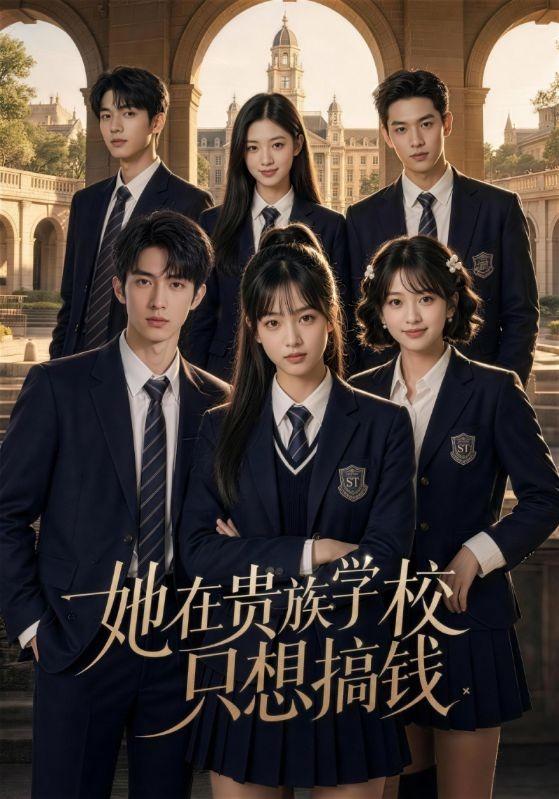 她在贵族学校只想搞钱海报