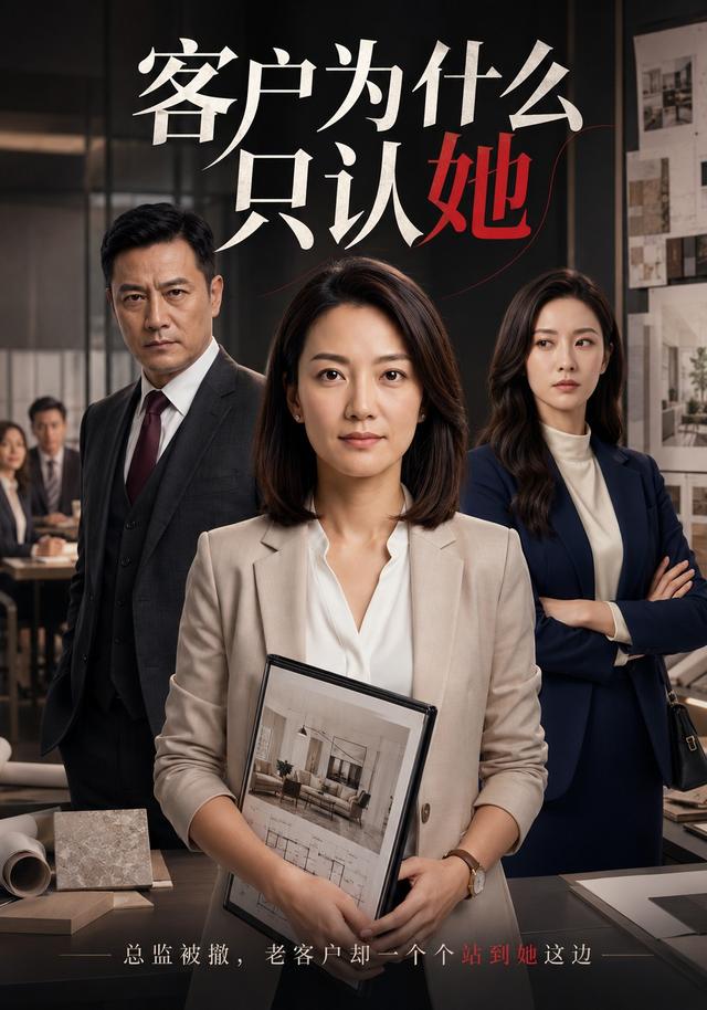 客户为什么只认她海报
