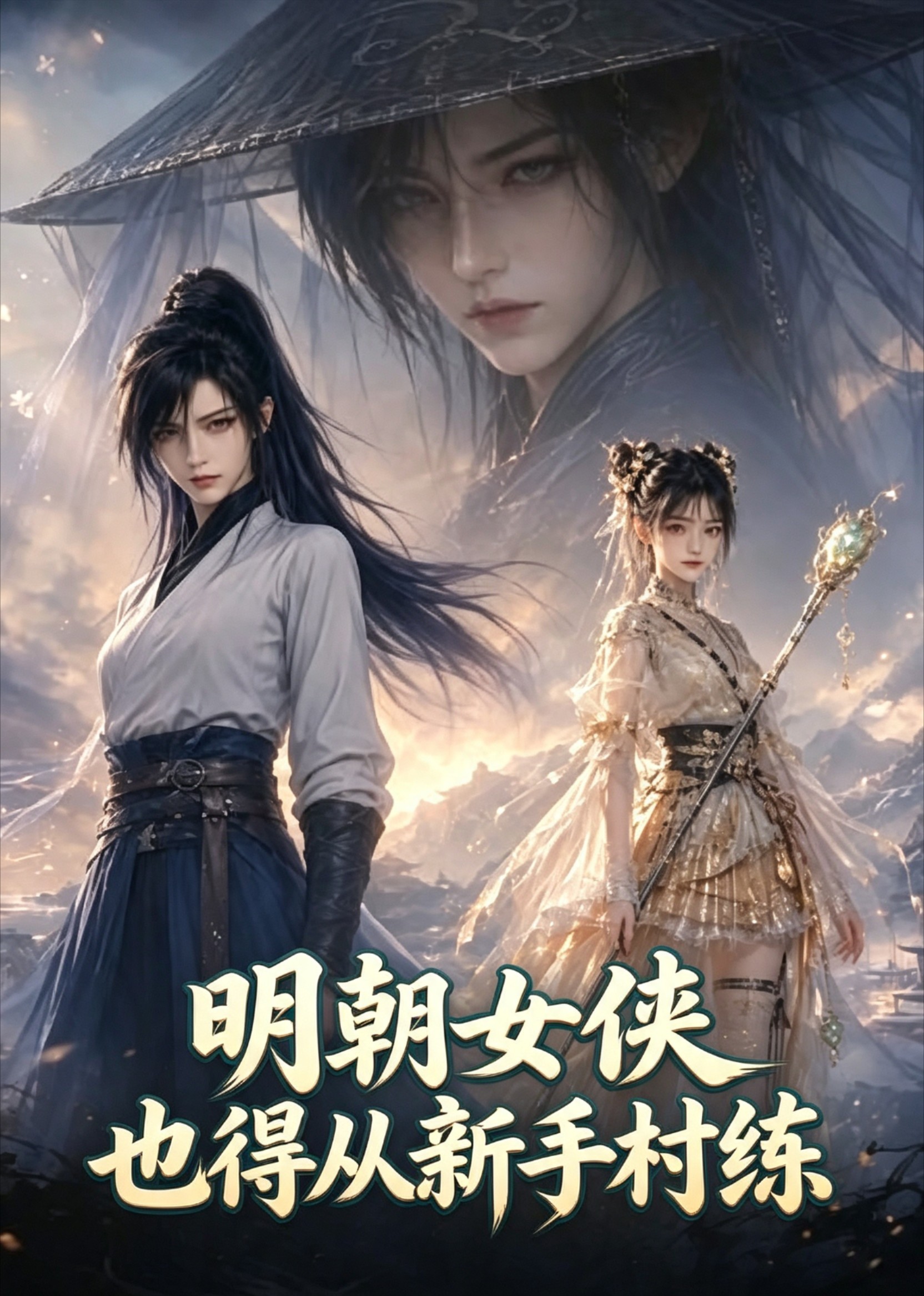 明朝女侠，也得从新手村练海报