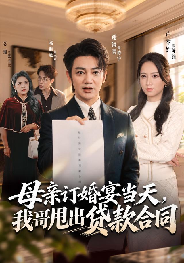 母亲订婚宴当天，我哥甩出贷款合同海报