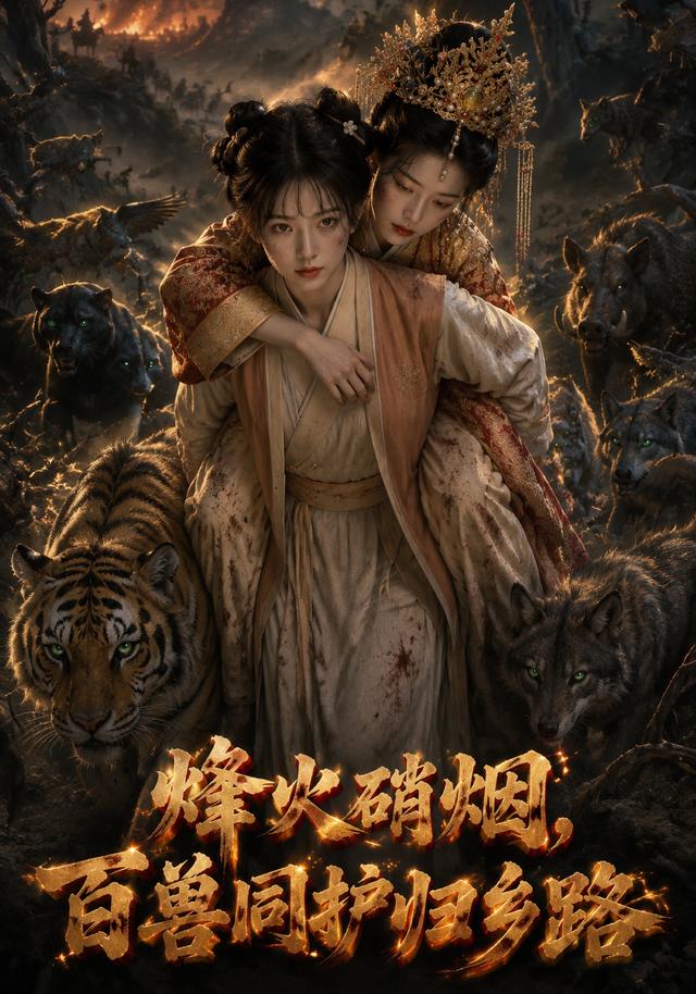烽火硝烟，百兽同护归乡路海报