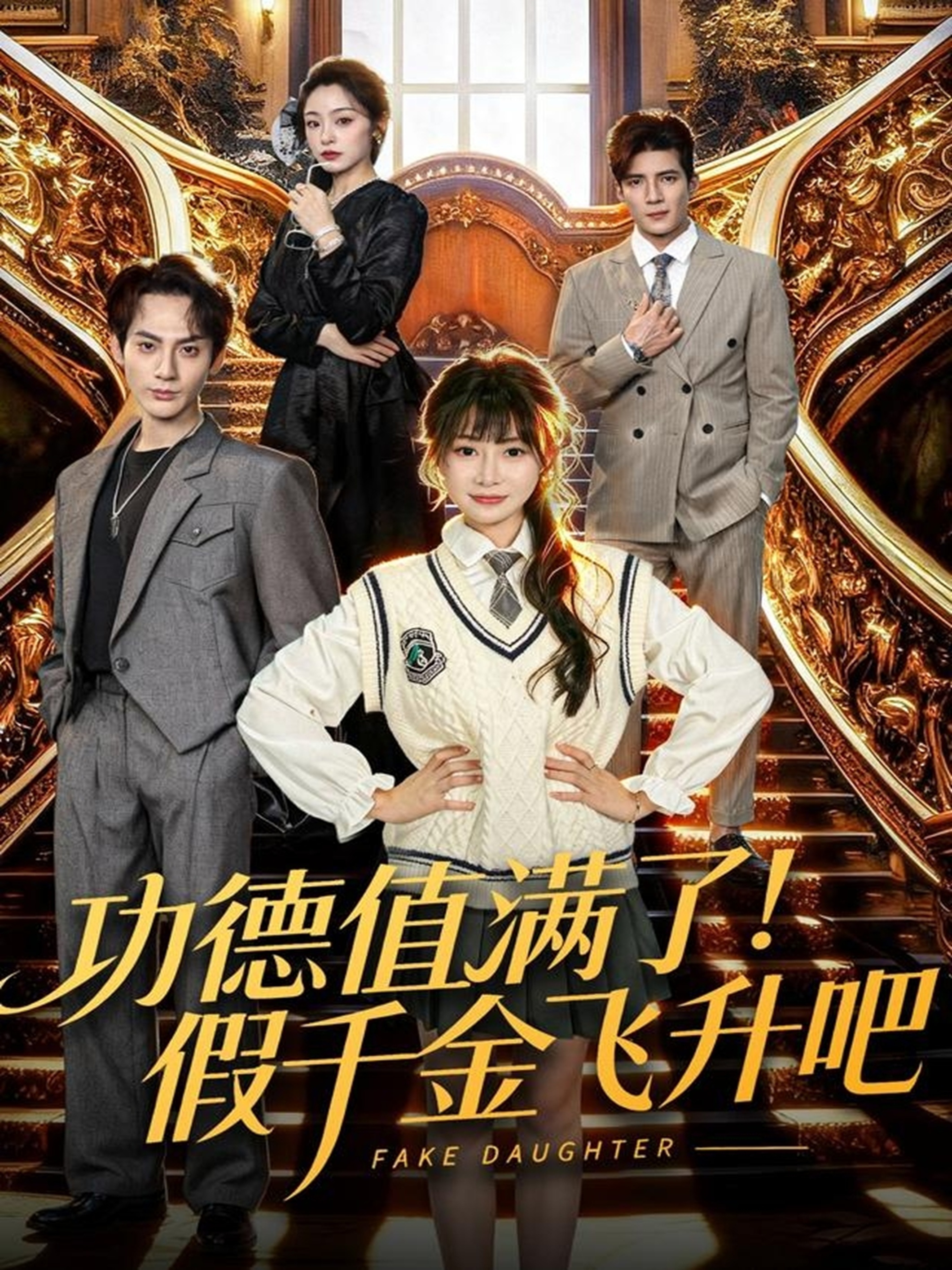 功德值满了！假千金飞升吧海报