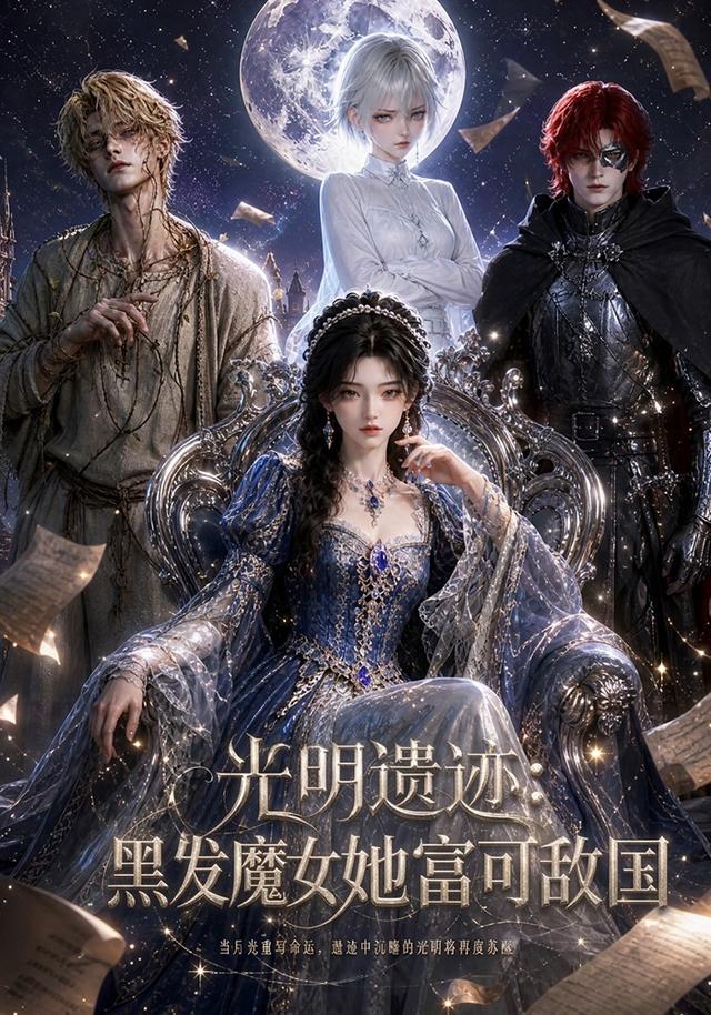 光明遗迹：黑发魔女她富可敌国海报
