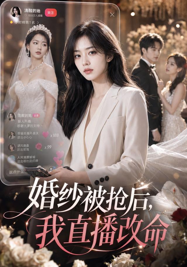 婚纱被抢后，我直播改命海报