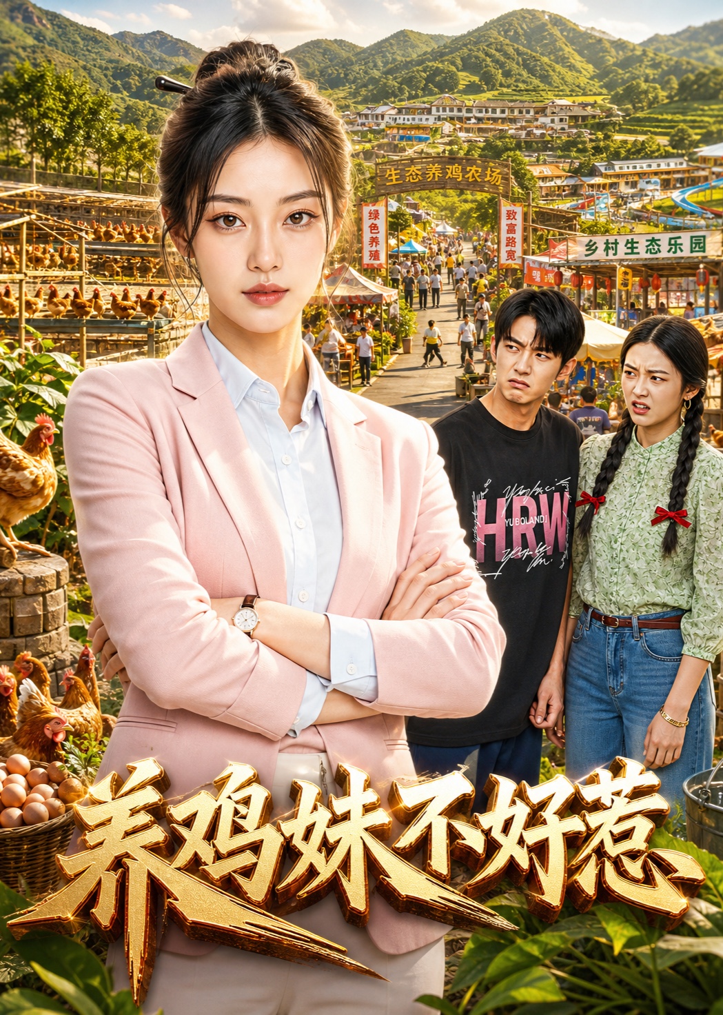 养鸡妹不好惹海报