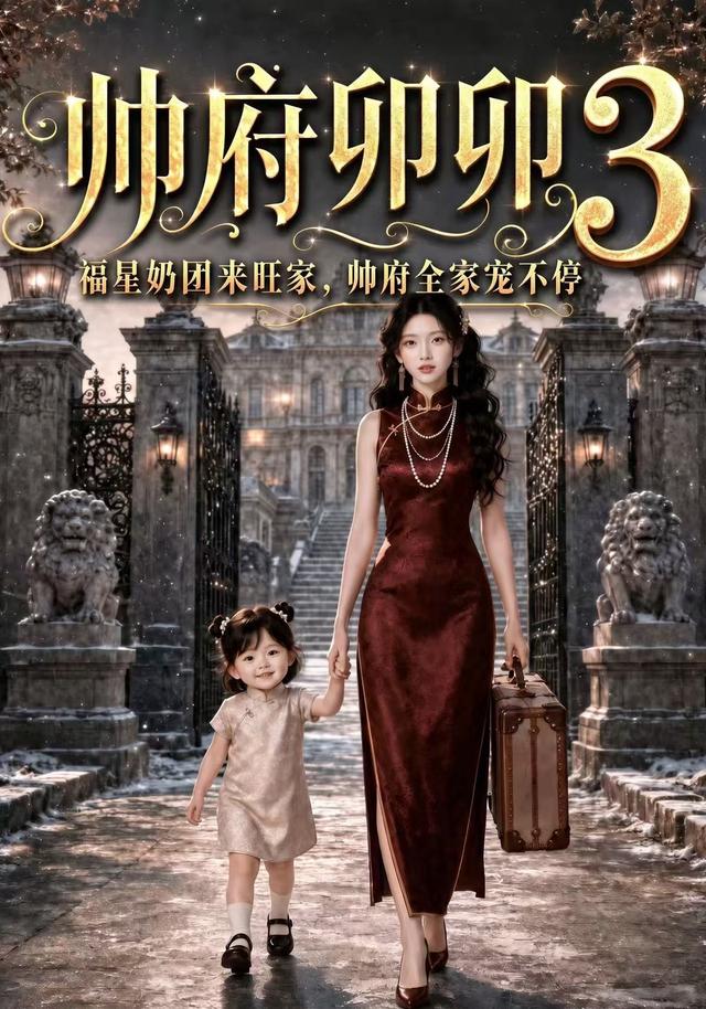 帅府卯卯3福星奶团来旺家，帅府全家宠不停海报