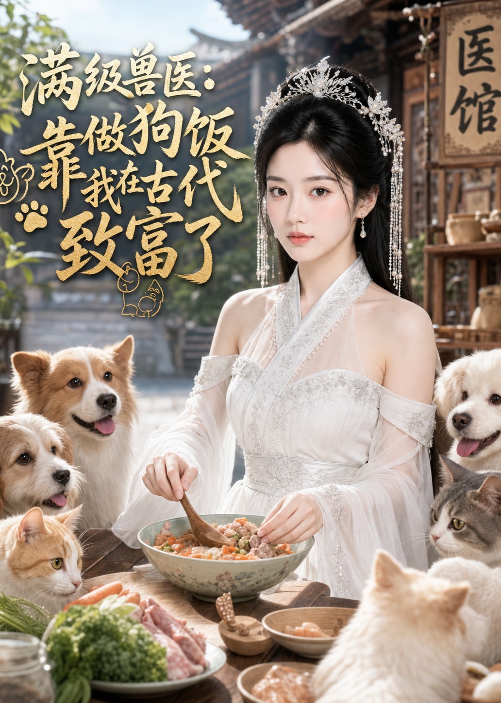 满级兽医：靠做狗饭我在古代致富了海报