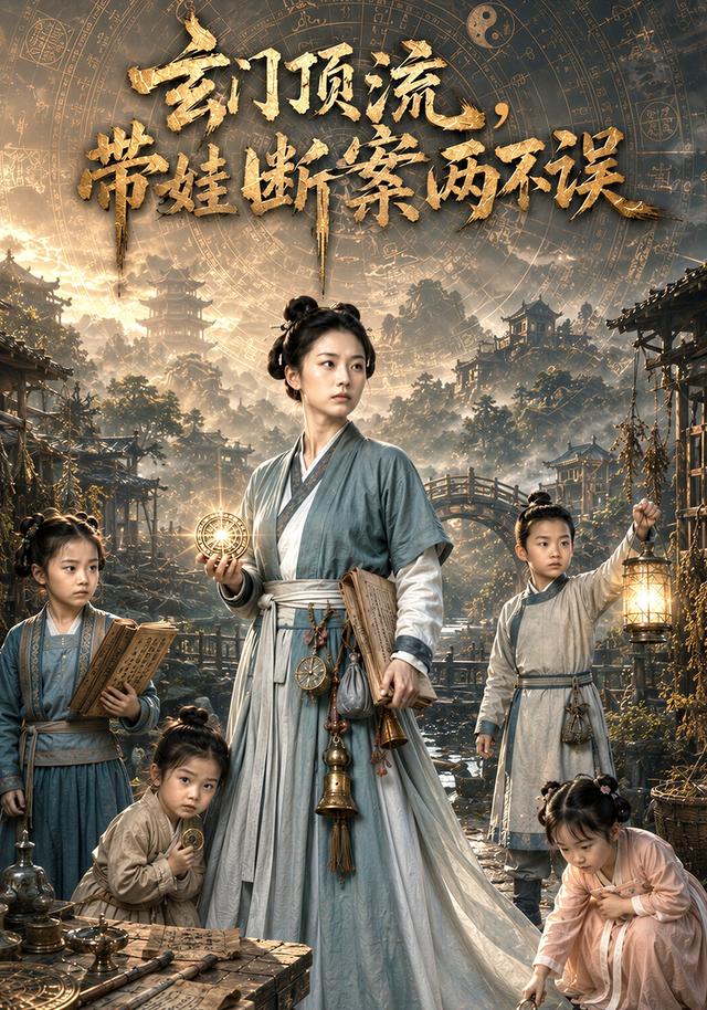 玄门顶流，带娃断案两不误海报