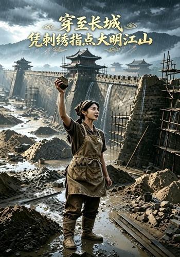 穿至长城凭刺绣指点大明江山海报