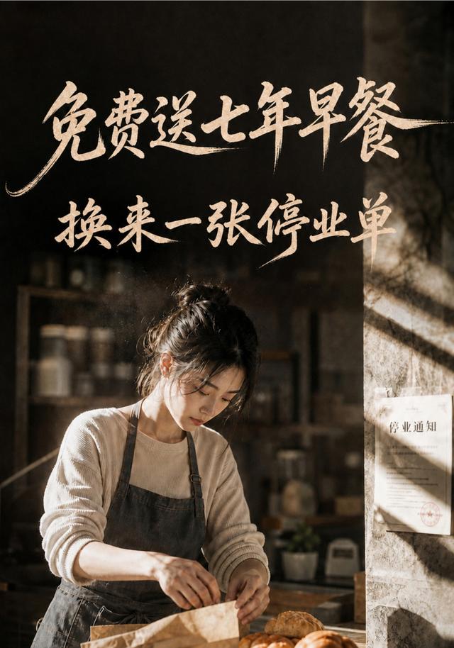 免费送七年早餐，换来一张停业单海报