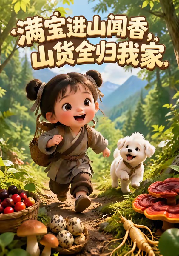 满宝进山闻香，山货全归我家海报