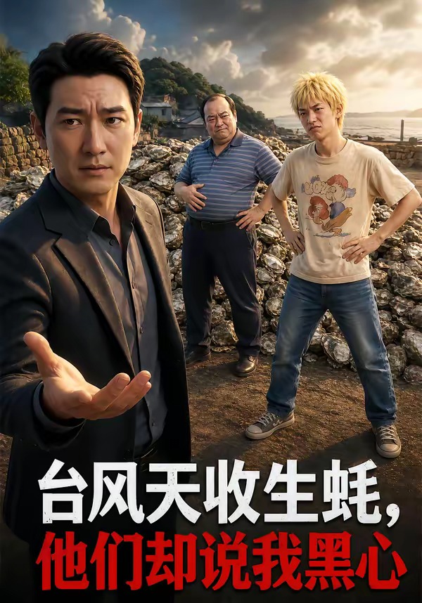台风天收生蚝，他们却说我黑心海报