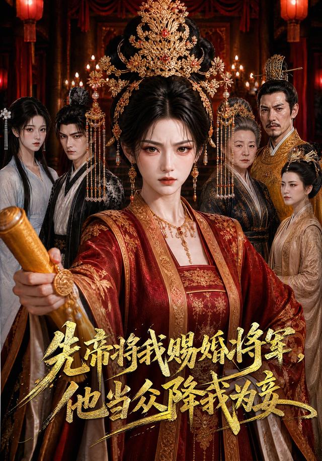 先帝将我赐婚将军，他当众降我为妾海报