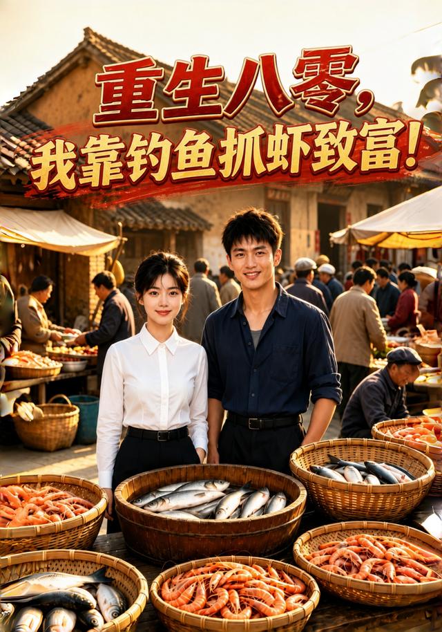 重生八零，我靠钓鱼抓虾致富海报
