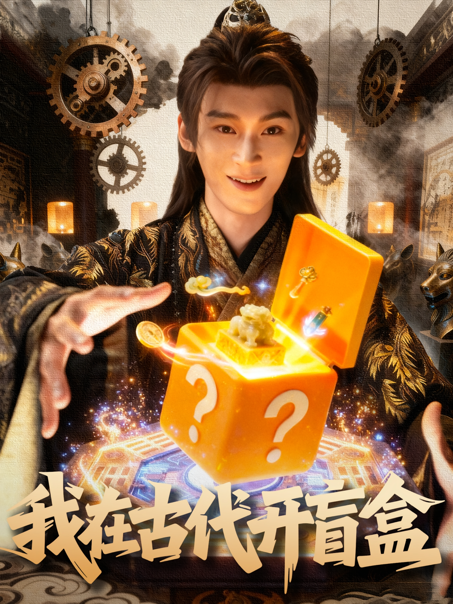 我在古代开盲盒海报