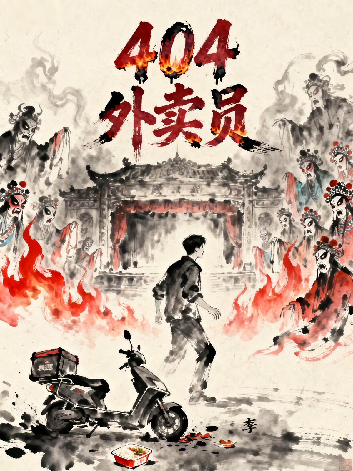 404外卖员海报