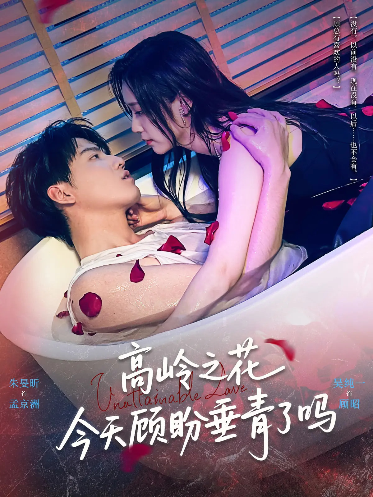 高岭之花今天顾盼垂青了吗海报