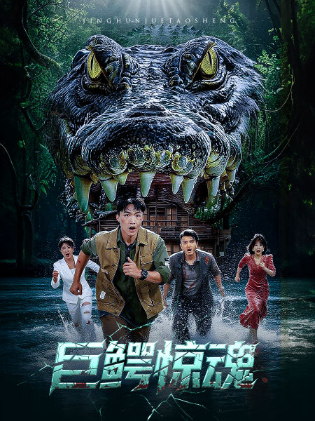 巨鳄惊魂海报