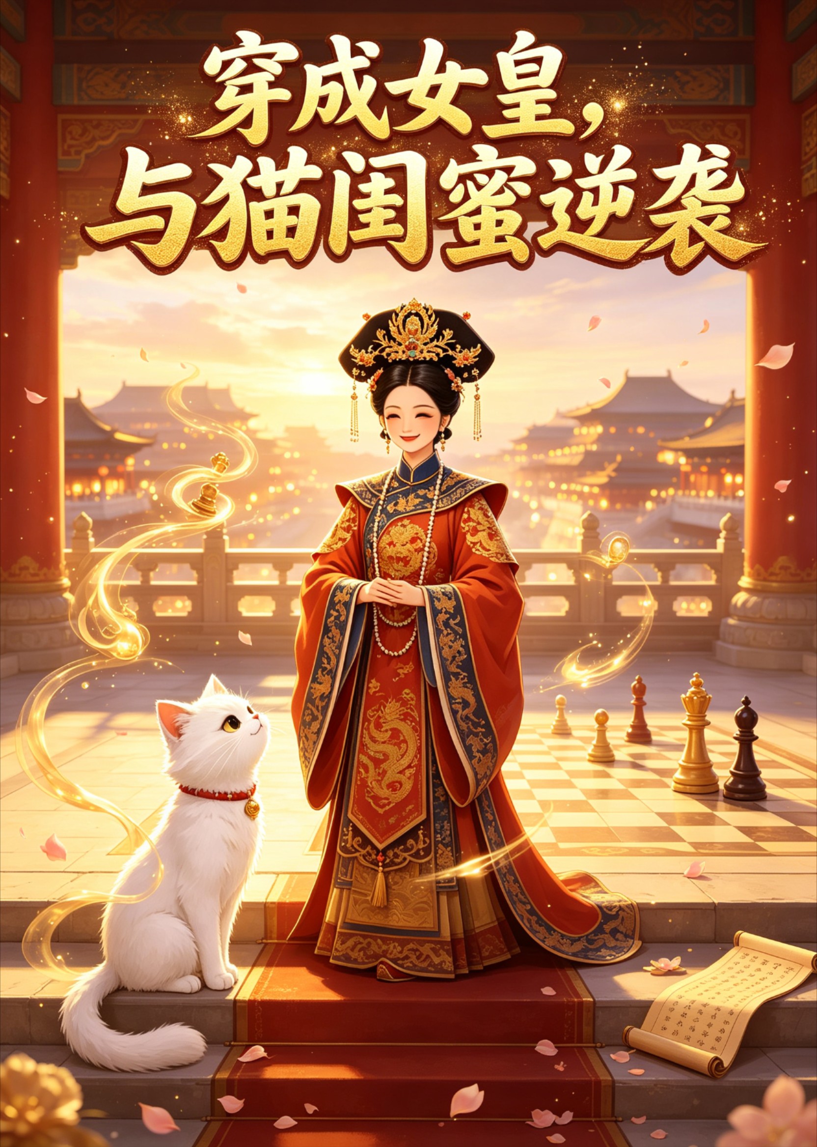 穿成女皇与猫闺蜜逆袭海报