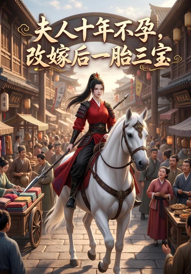 夫人十年，不孕改嫁后一胎三宝海报