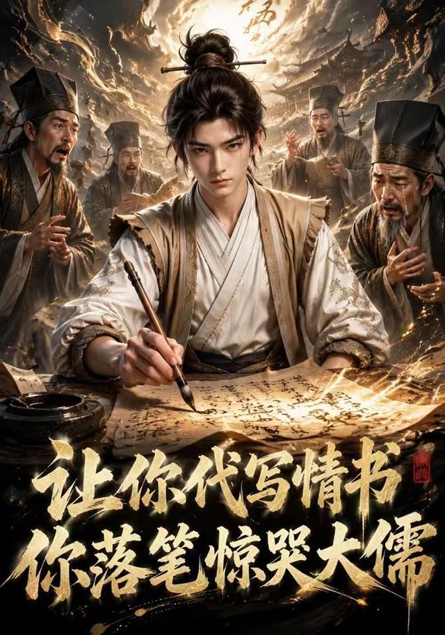 让你代写情书，你落笔惊哭大儒海报