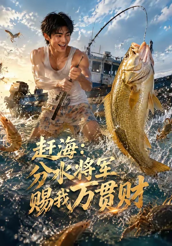赶海：分水将军赐我万贯财海报