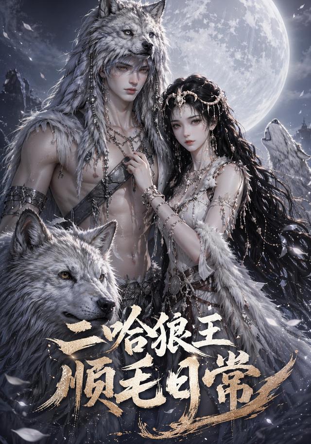 二哈狼王顺毛日常海报