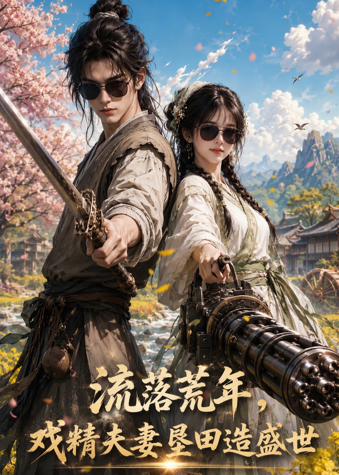 流落荒年戏精夫妻垦田造盛世海报