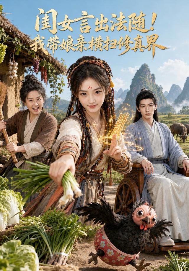 闺女言出法随！我带娘亲横扫修真界海报