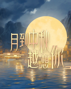 月到中秋越想你海报