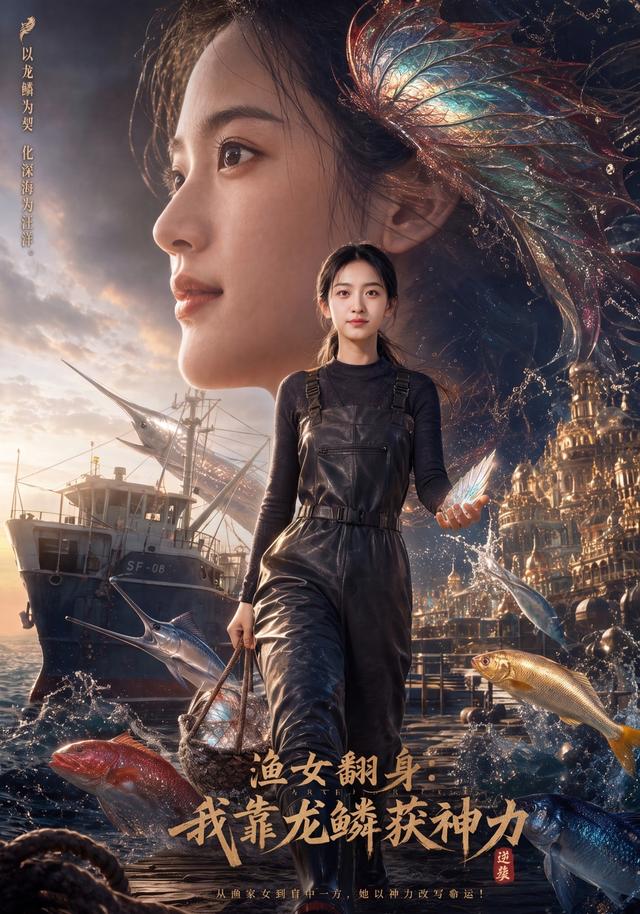 渔女翻身：我靠龙鳞获神力海报