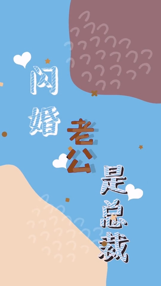 闪婚老公是总裁海报