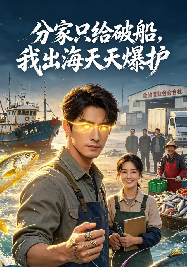 分家只给破船，我出海天天爆护海报