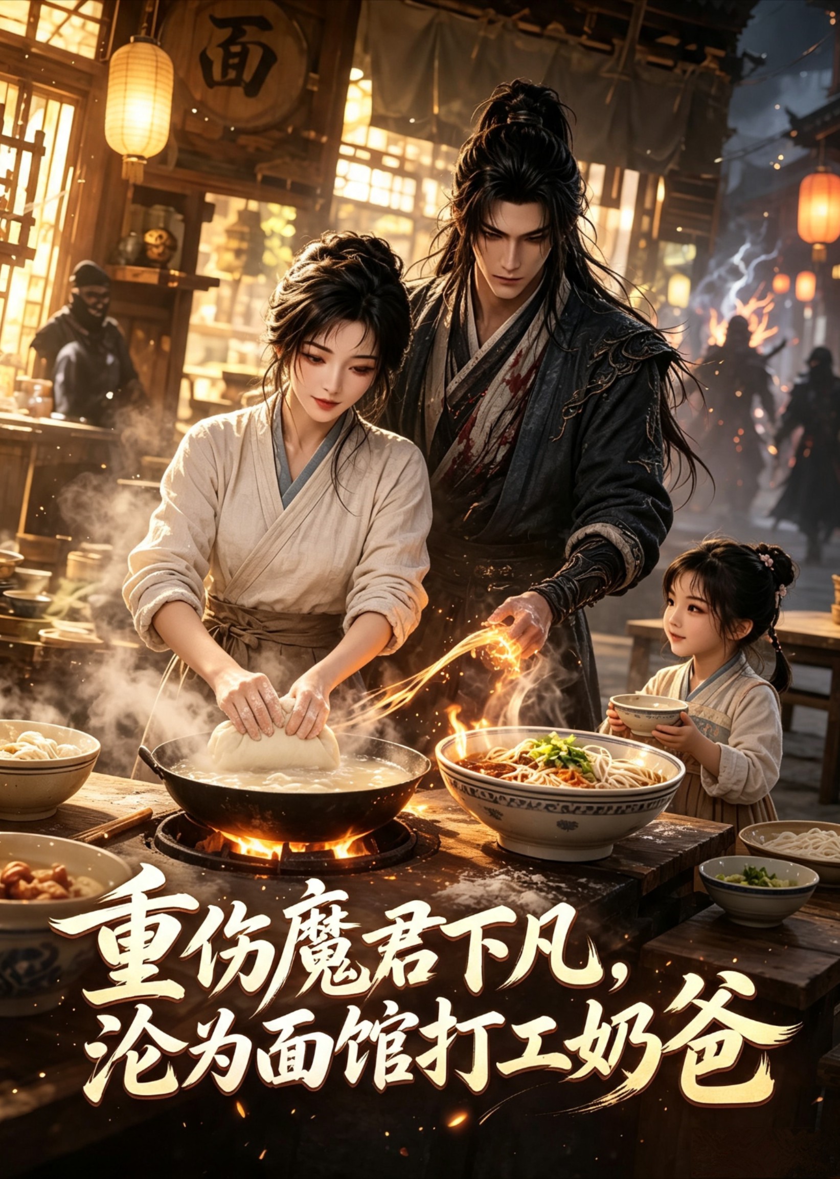重伤魔君下凡，沦为面馆打工奶爸海报