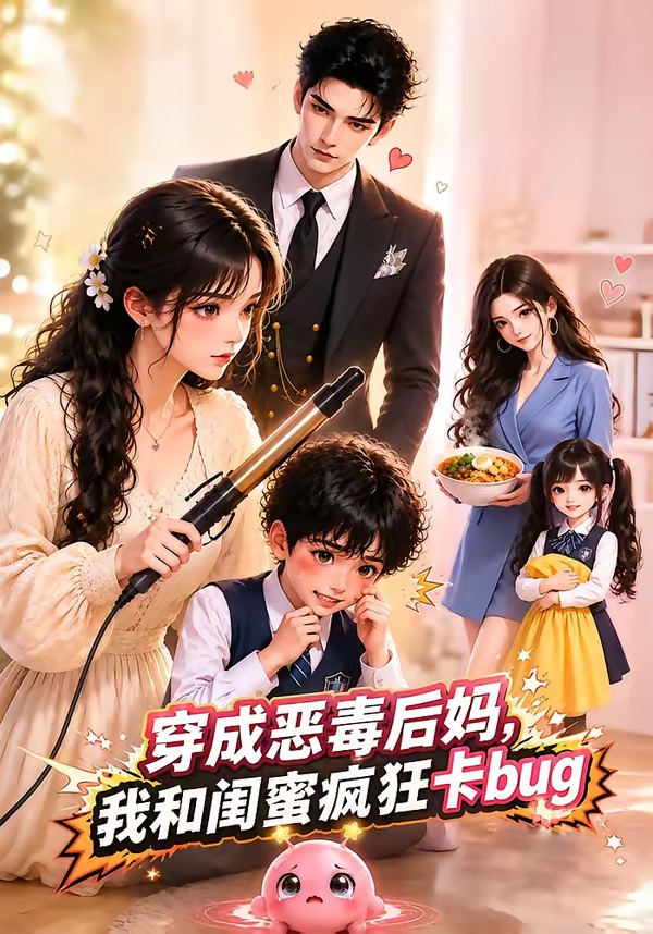穿成恶毒后妈，我和闺蜜疯狂卡bug海报