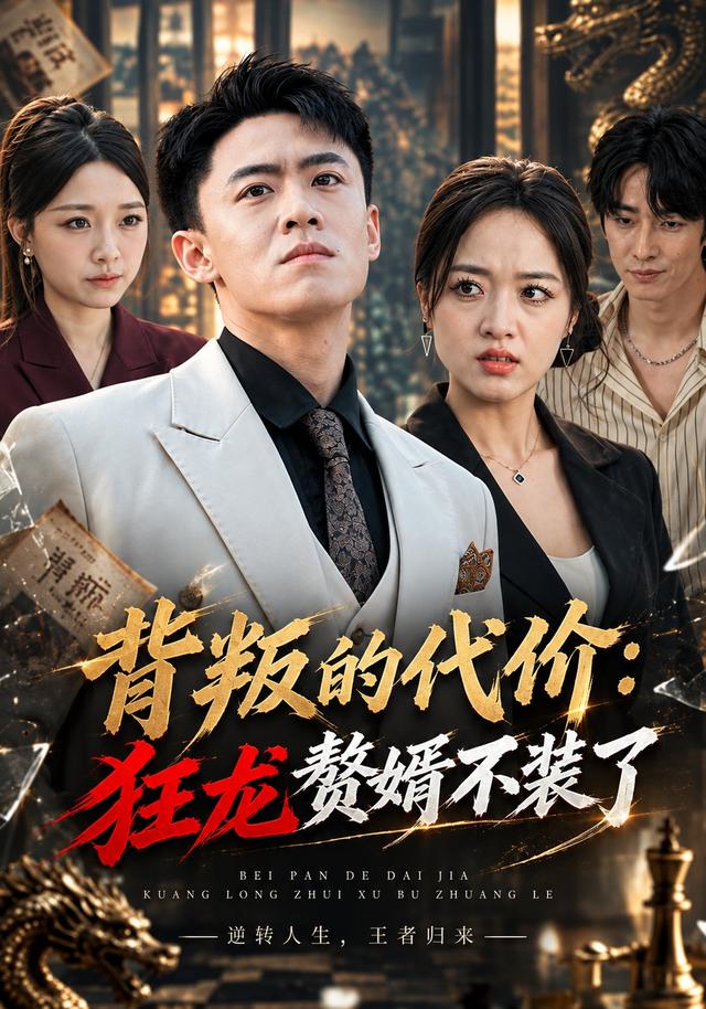 背叛的代价：狂龙赘婿不装了海报