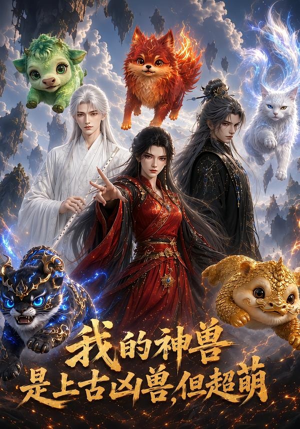 我的神兽是上古凶兽，但超萌海报