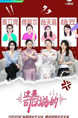 这是可以说的海报