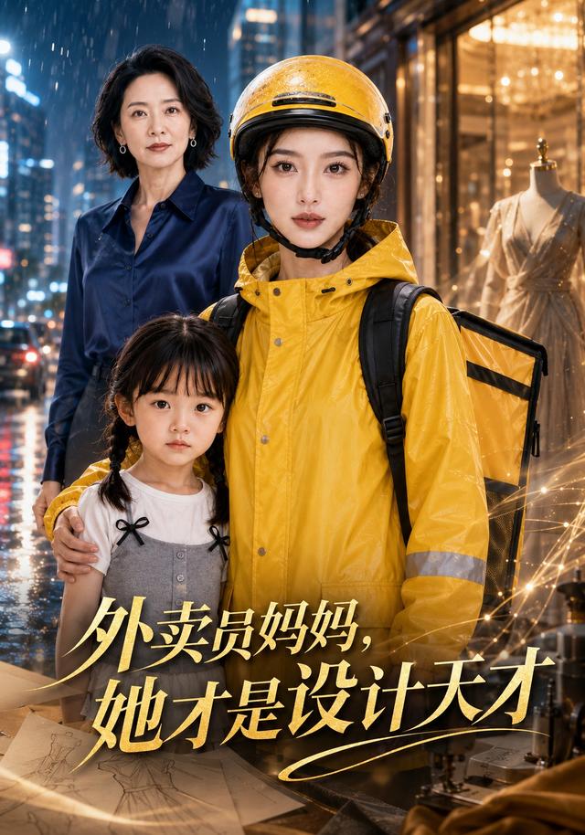 外卖员妈妈，她才是设计天才海报