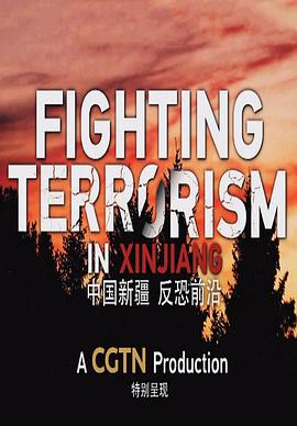 中国新疆反恐前沿海报
