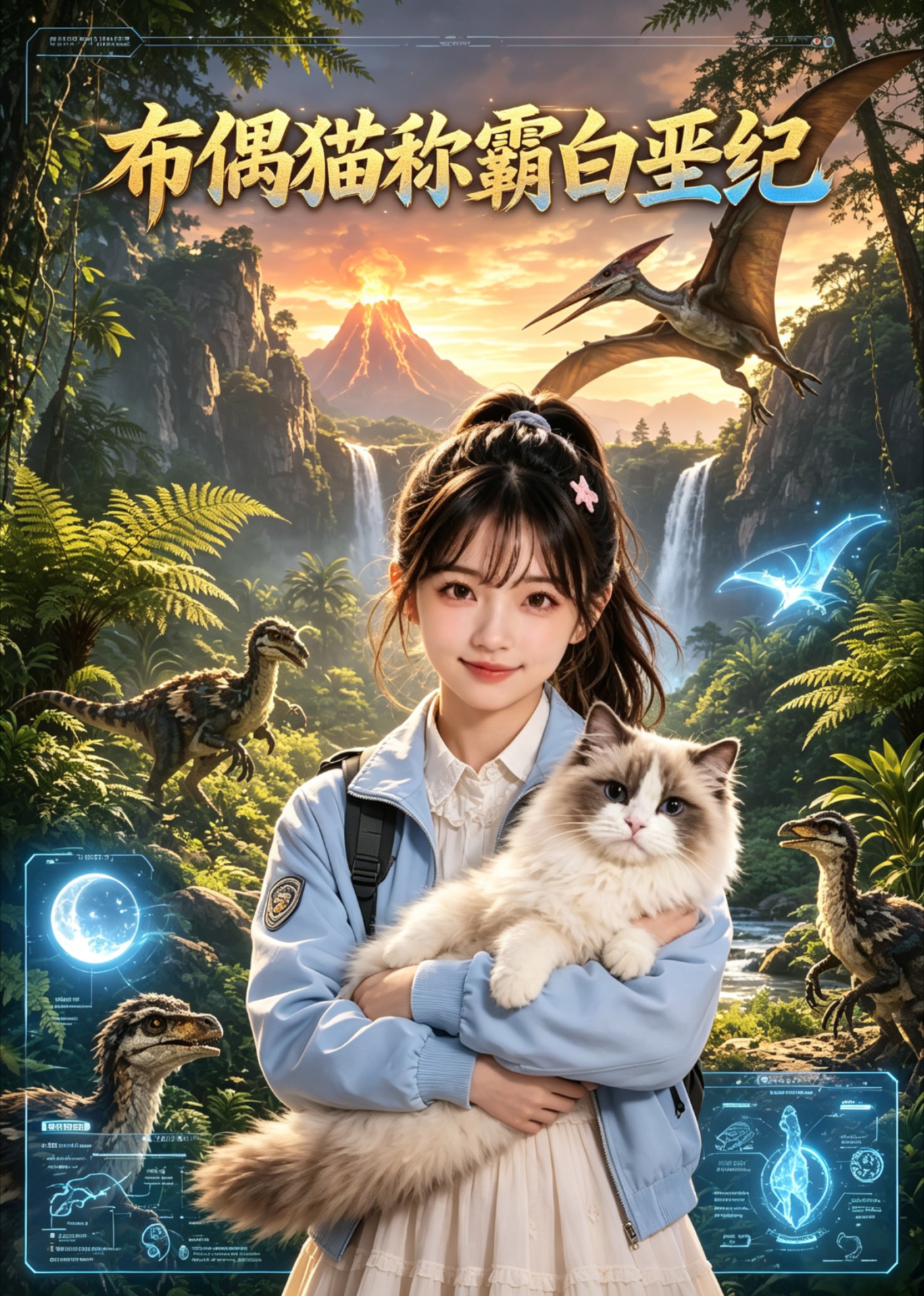 布偶猫称霸白垩纪海报