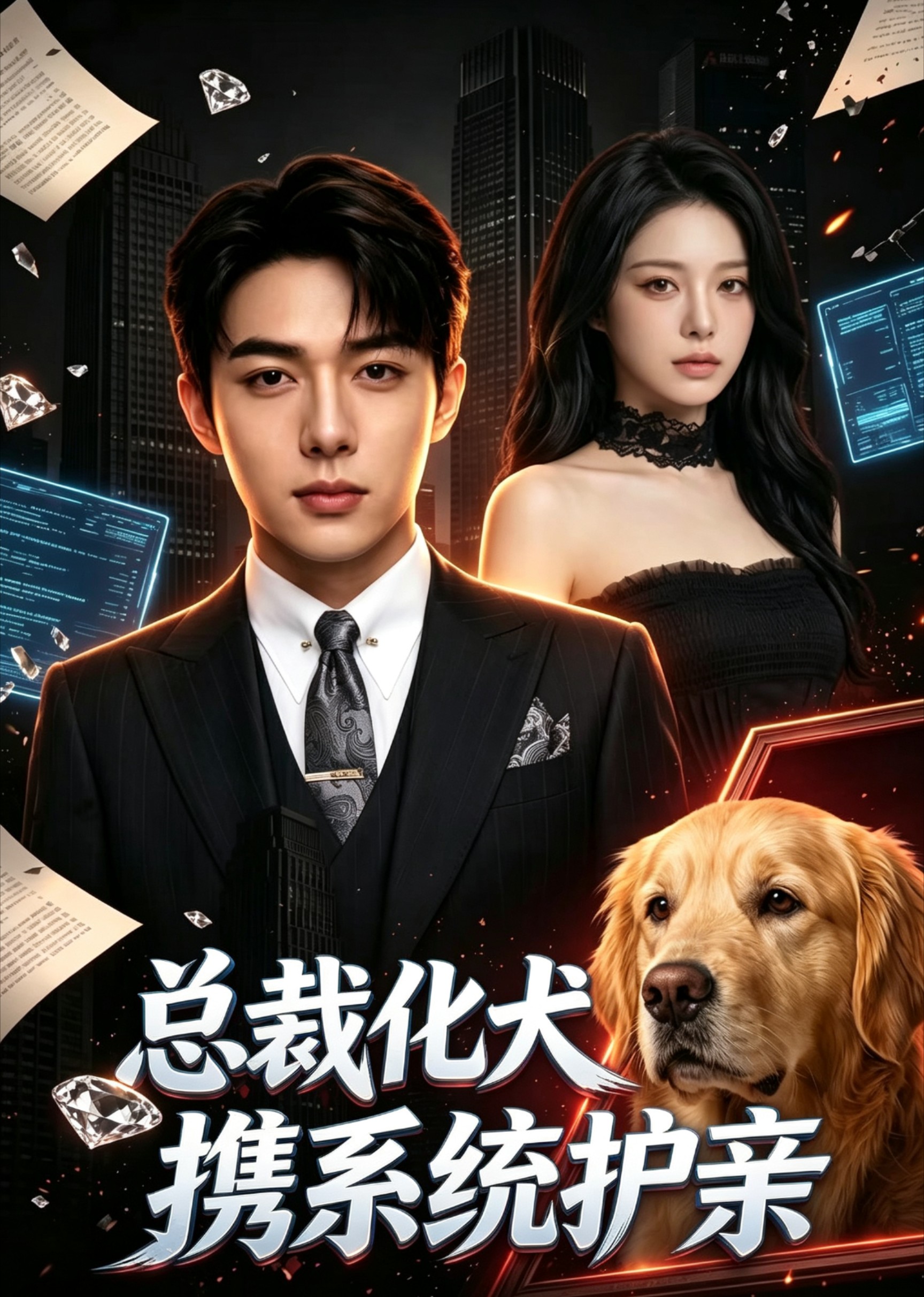 总裁化犬携系统护亲海报