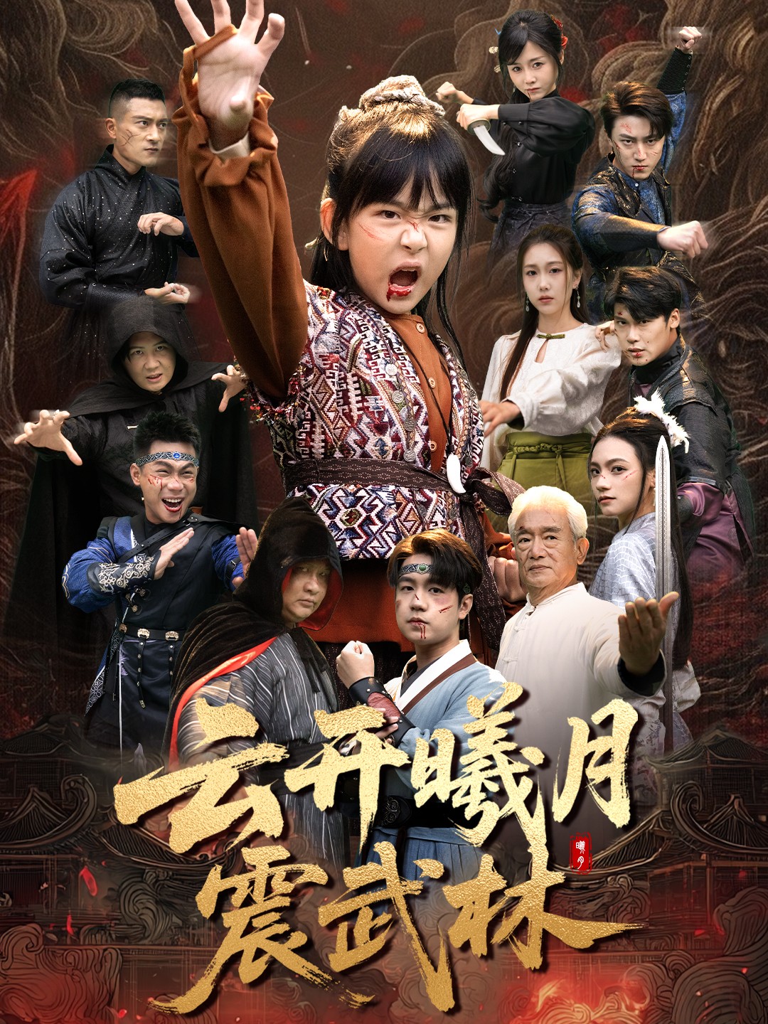 云开曦月震武林海报