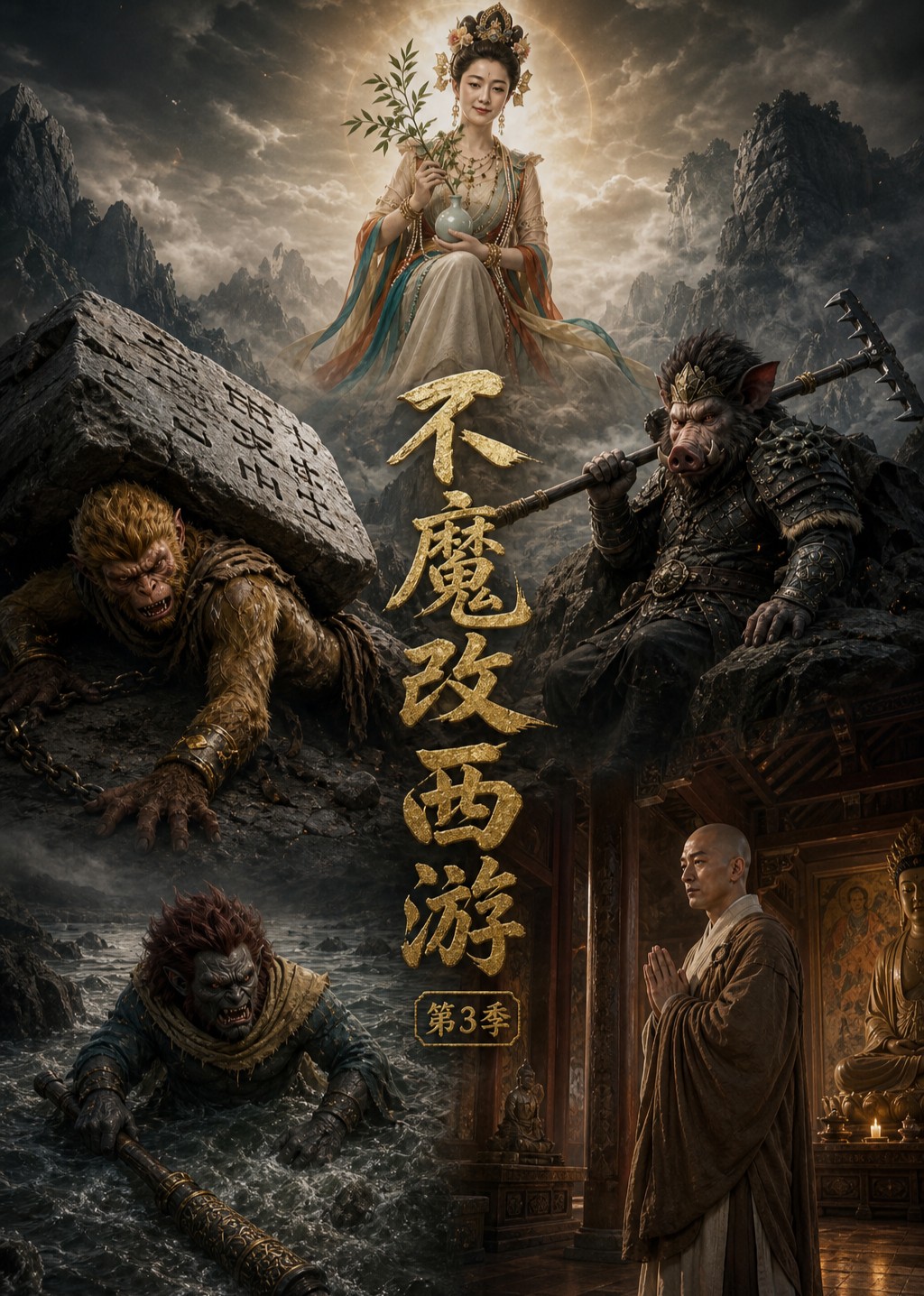 不魔改西游第三季海报