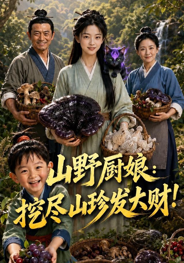 山野厨娘：挖尽山珍发大财海报