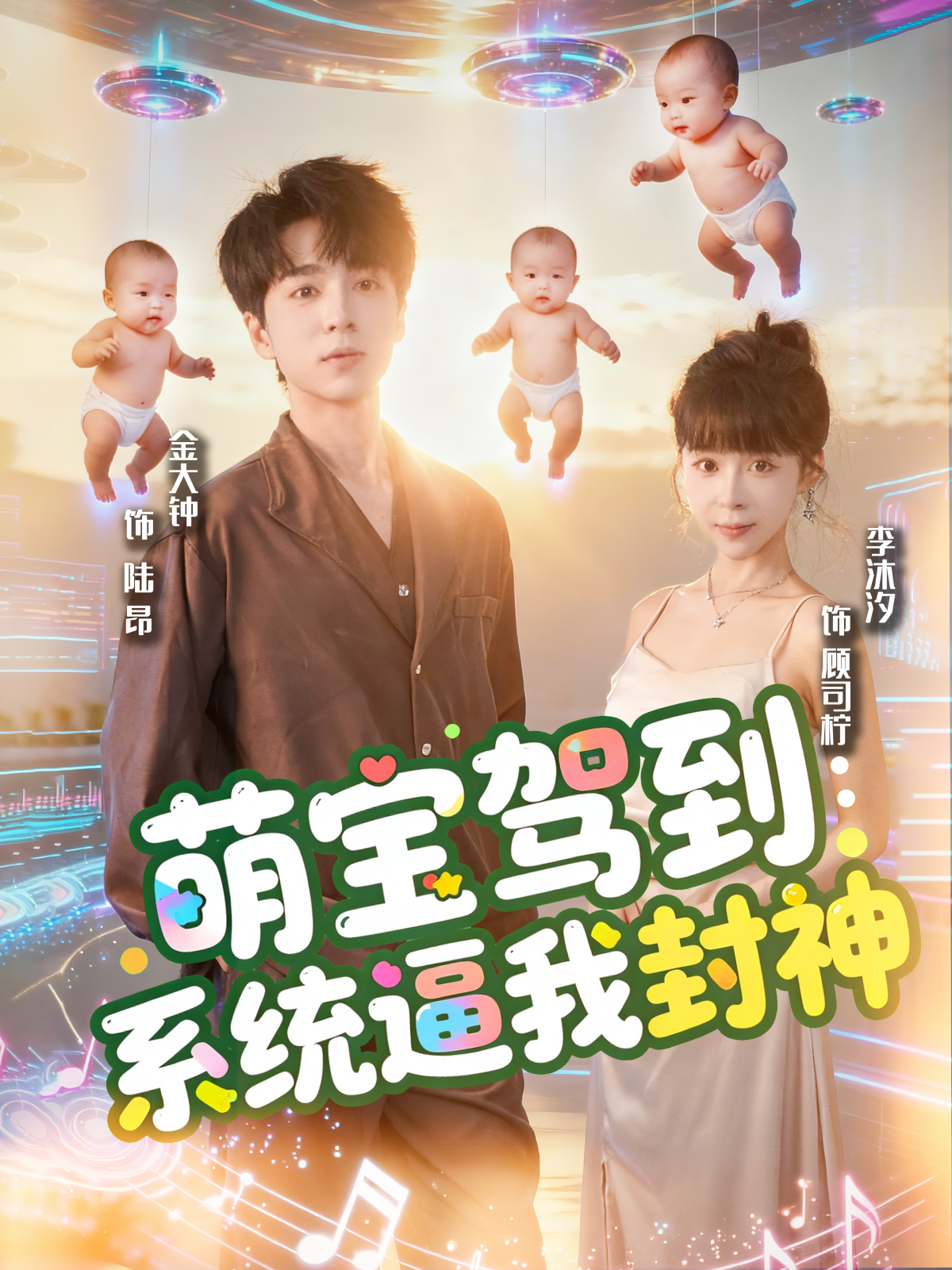 萌宝驾到系统逼我封神海报