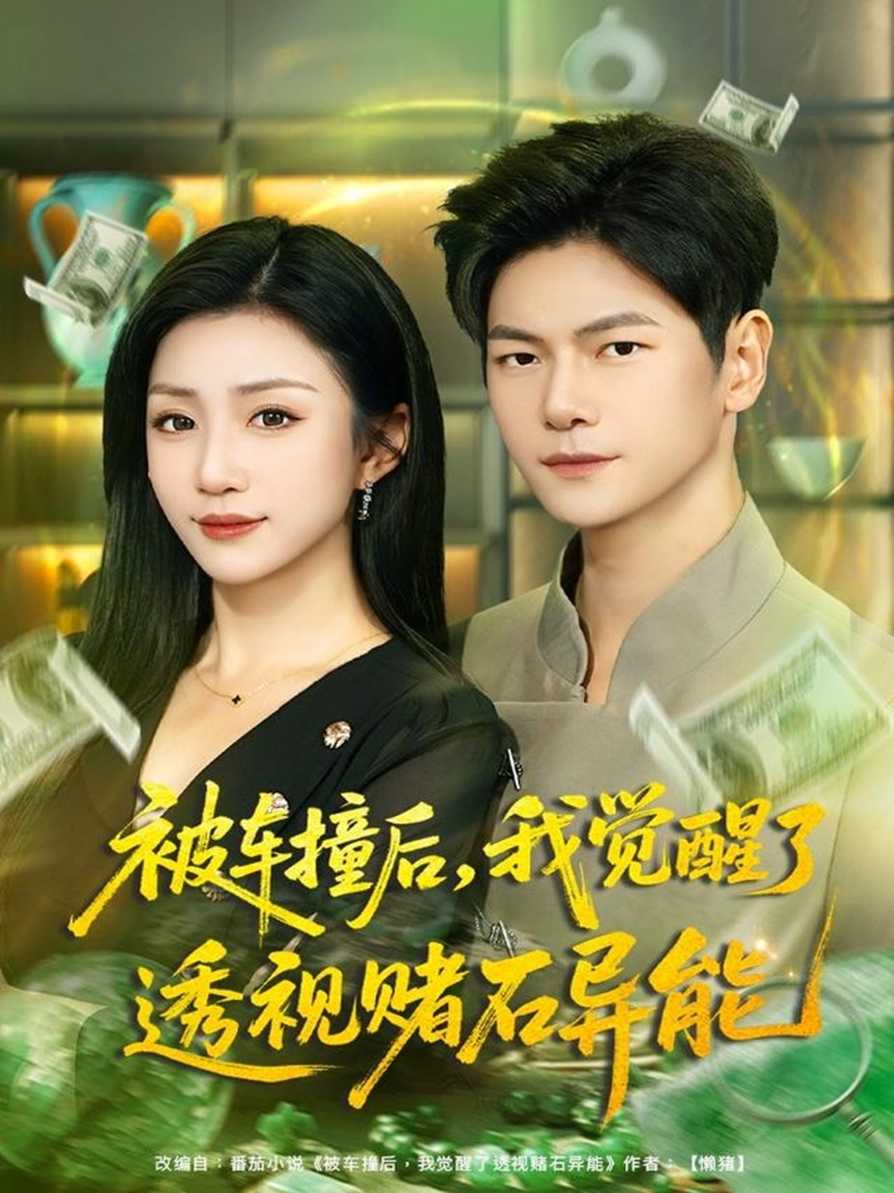 被车撞后，我觉醒了透视赌石异能海报