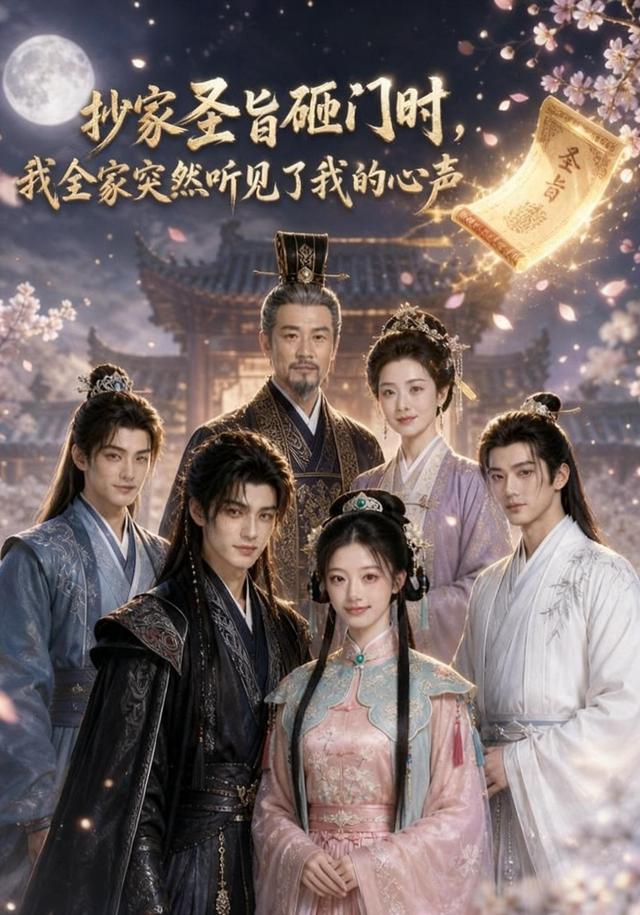抄家圣旨砸门时，我全家突然听见了我的心声海报