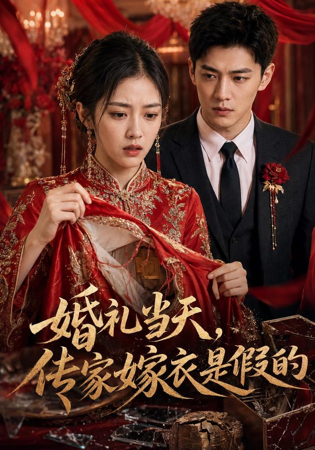 婚礼当天，传家嫁衣是假的海报